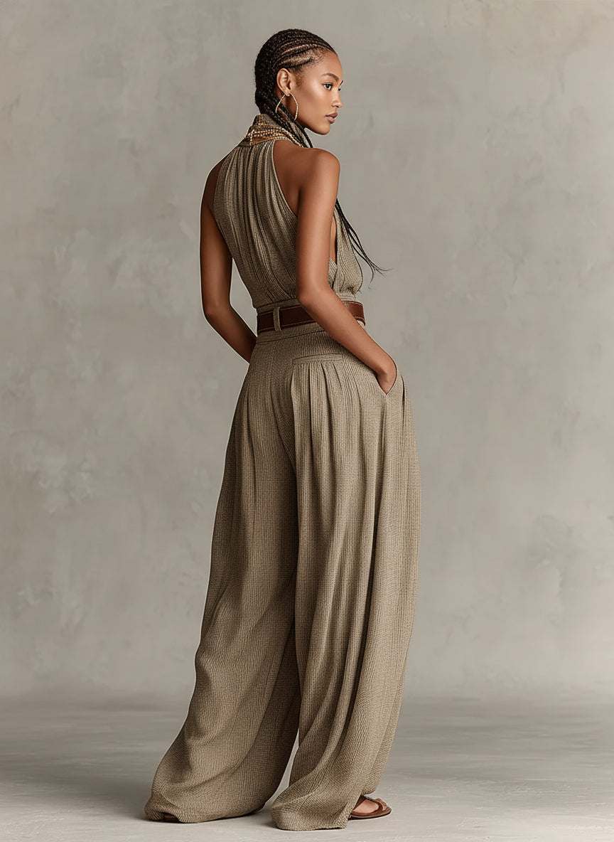 Chloe™ | Flowing Wide-Leg Jumpsuit