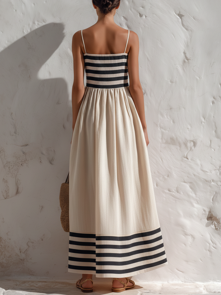Ursula™ | Lightweight Striped Maxi Dress