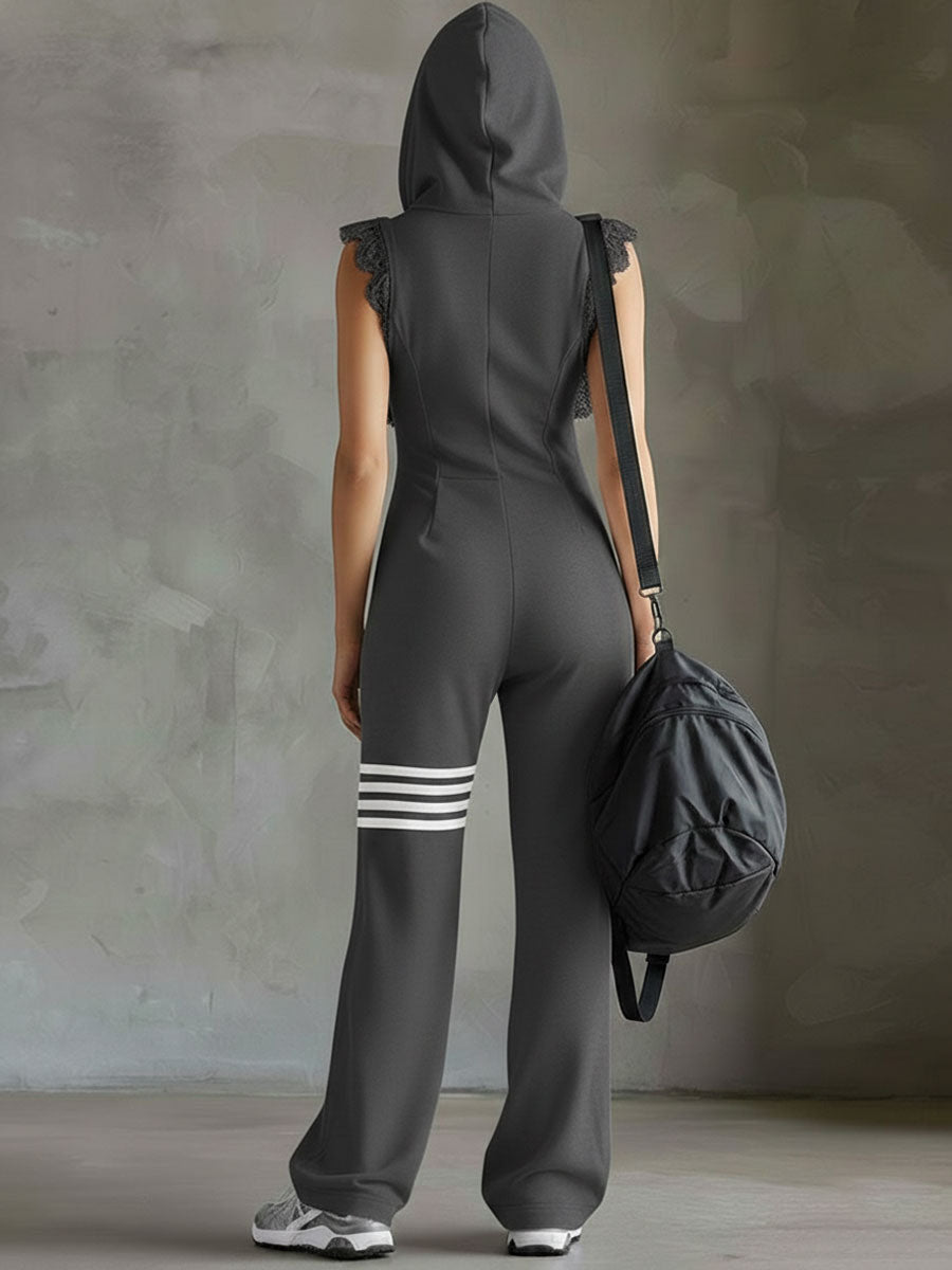 Louise™ | Modern Hooded Jumpsuit