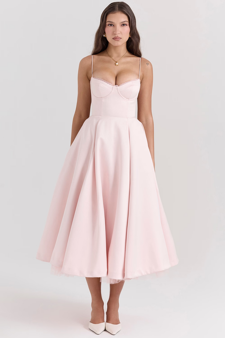 Eileen™ | Soft Glow Midi Dress