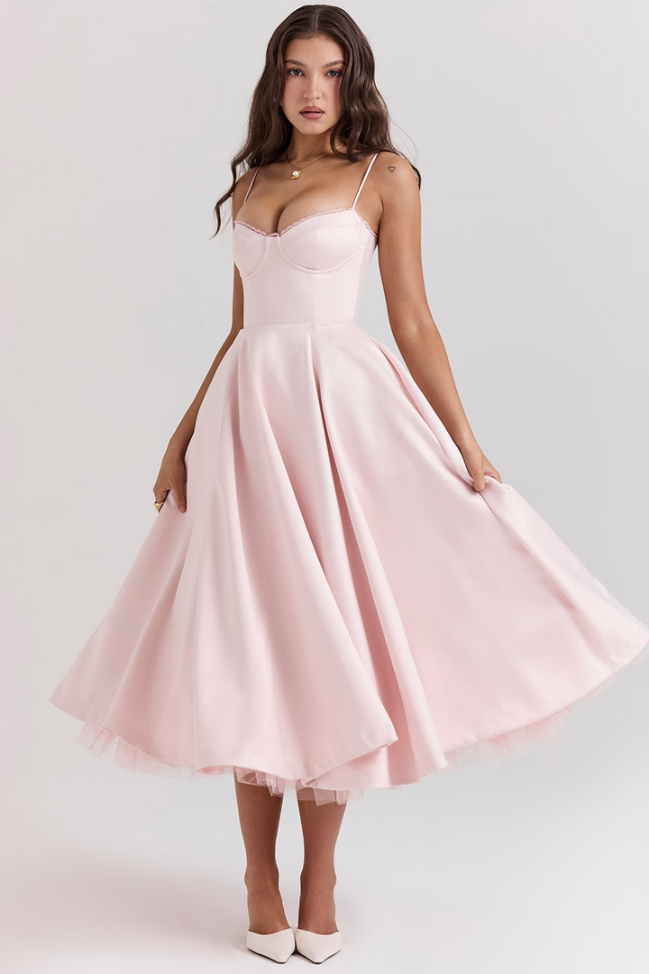 Eileen™ | Soft Glow Midi Dress