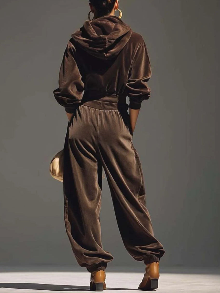 Holly™ | Elegant Flowing Velvet Co-ord Set