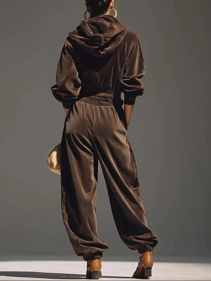 Holly™ | Elegant Flowing Velvet Co-ord Set