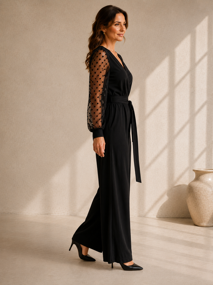 Christina™ | Elegant Jumpsuit with Belt