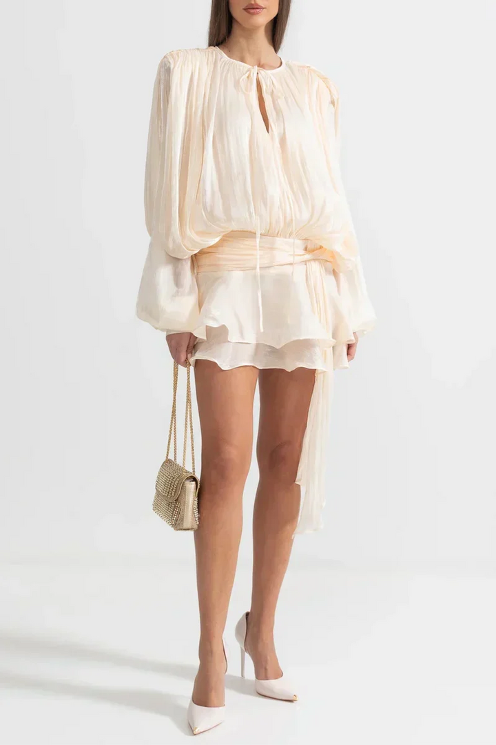 Tanya™ | Flowing Satin-Effect Summer Dress