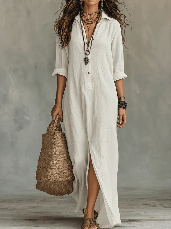 Adelaide™ | Comfortable Flowing Long Dress in Bohemian Style