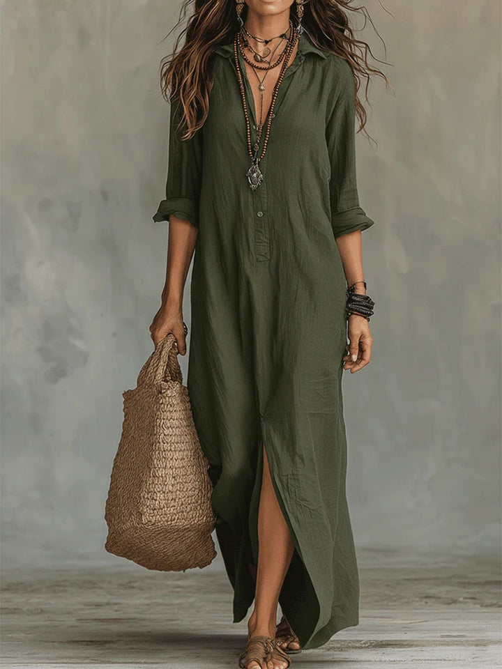 Adelaide™ | Comfortable Flowing Long Dress in Bohemian Style