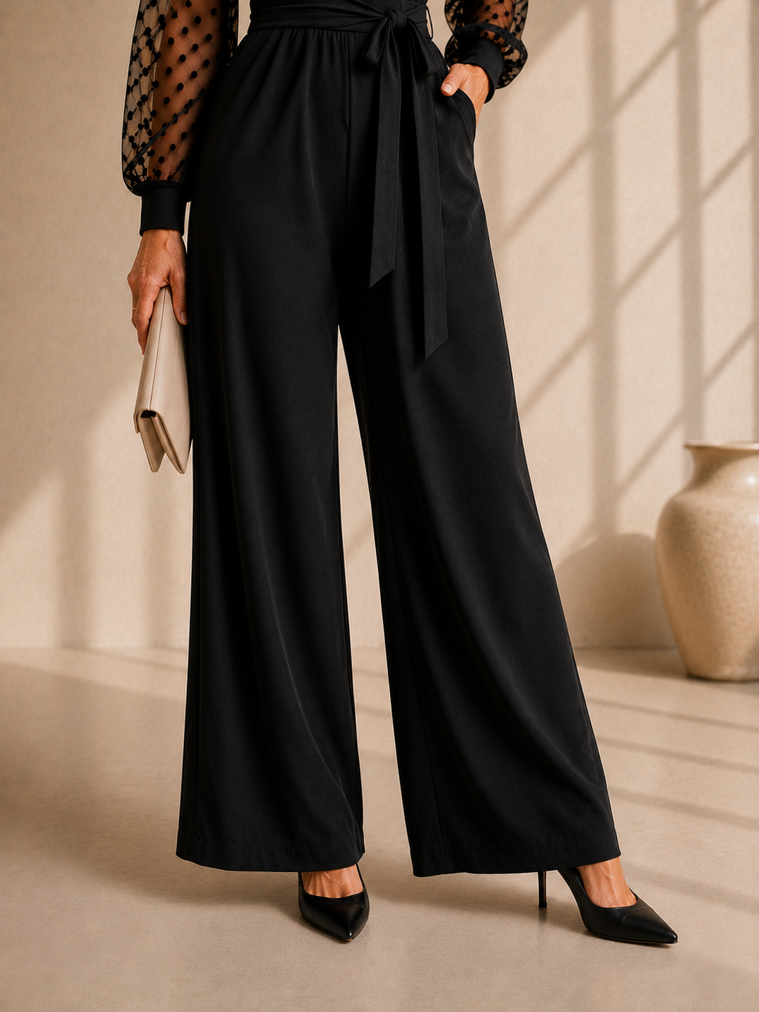Christina™ | Elegant Jumpsuit with Belt