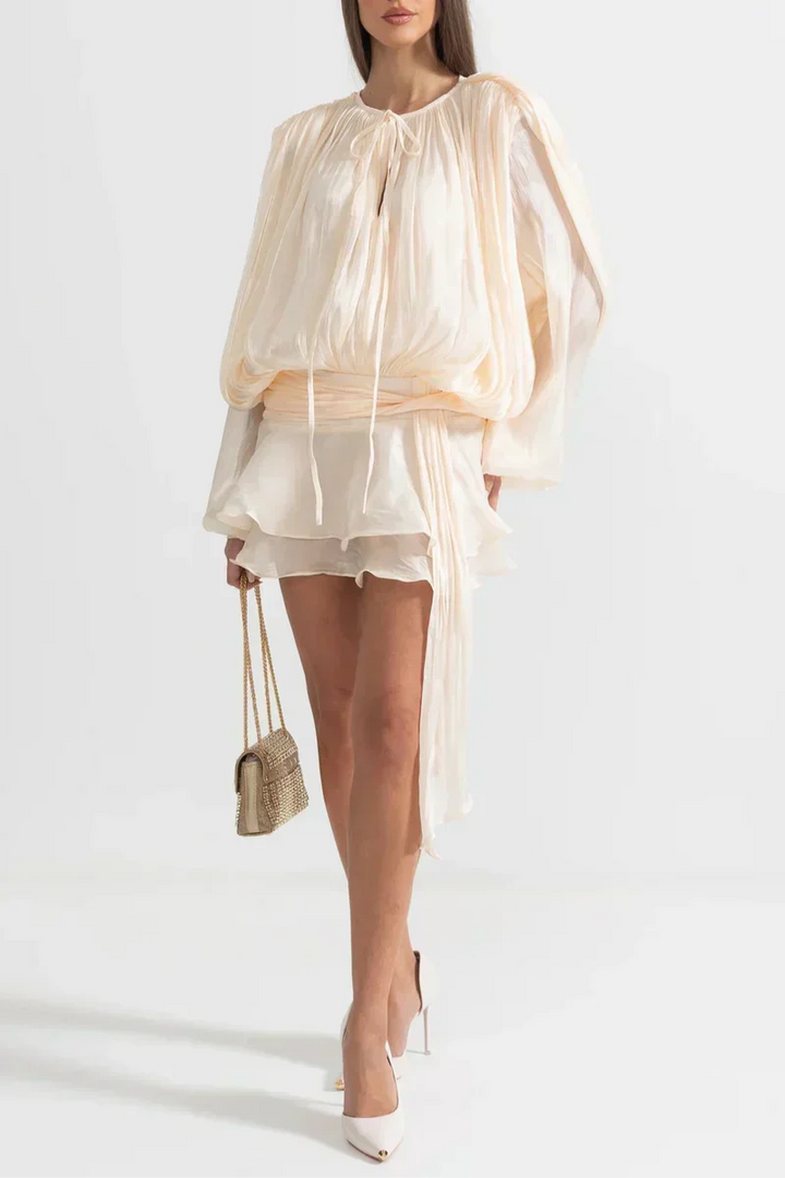 Tanya™ | Flowing Satin-Effect Summer Dress