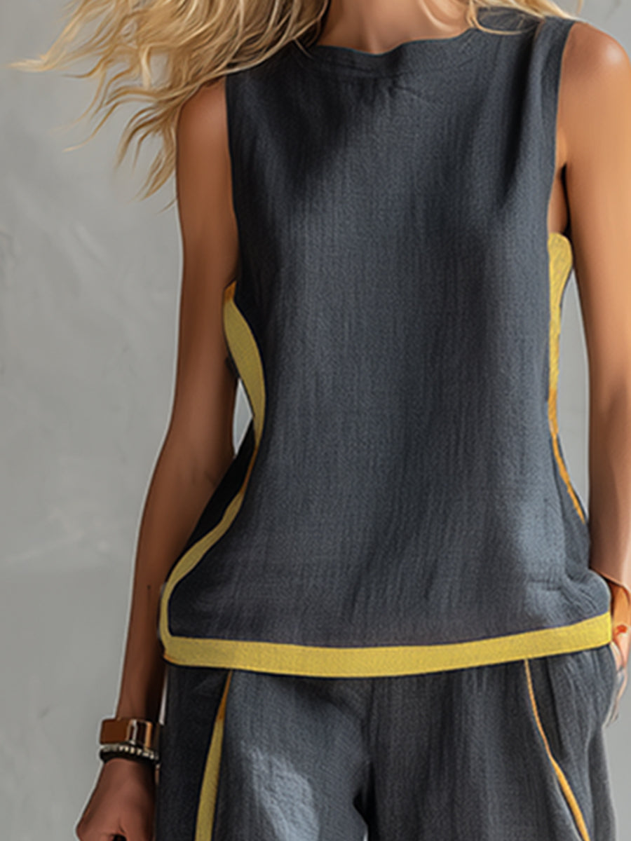 Paige™ | Flowing Linen-Blend Co-ord Set