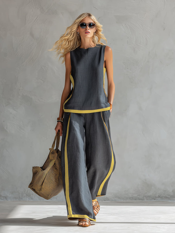 Paige™ | Flowing Linen-Blend Co-ord Set