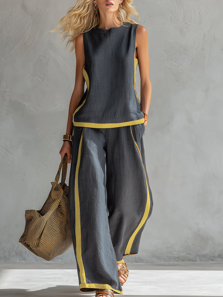 Paige™ | Flowing Linen-Blend Co-ord Set