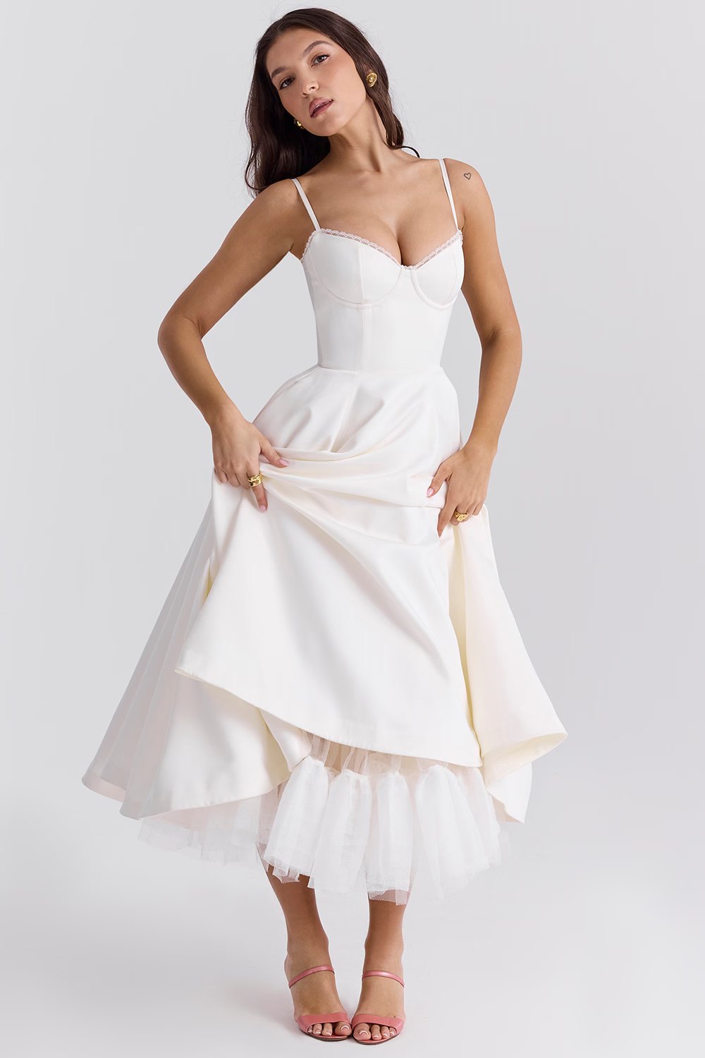 Eileen™ | Soft Glow Midi Dress