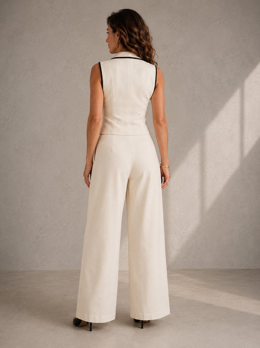 Cheryl™ | Elegant Sleeveless Co-ord Set