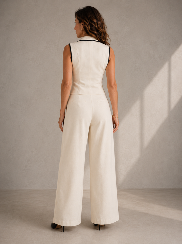 Cheryl™ | Elegant Sleeveless Co-ord Set