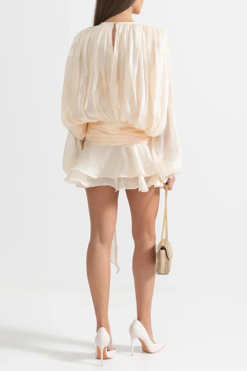 Tanya™ | Flowing Satin-Effect Summer Dress