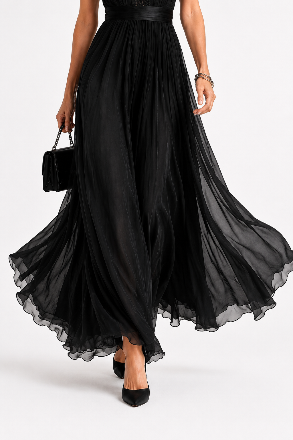 Joy™ | Elegant Muslin Dress with Lace