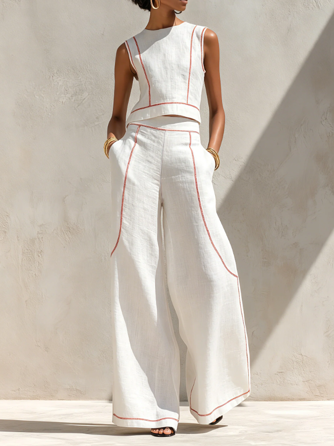 Camilla™ | Chic Wide-Leg Co-ord Set