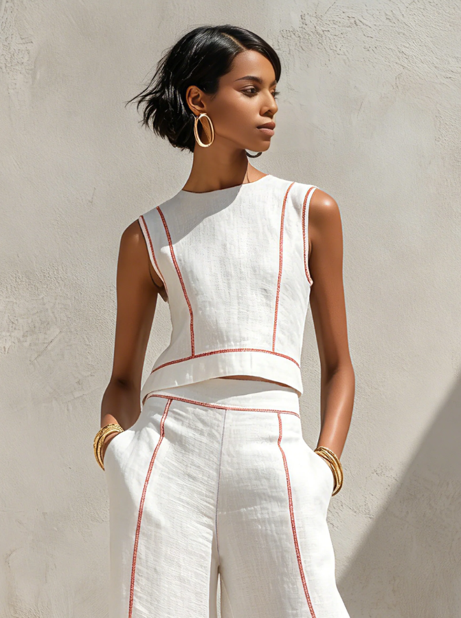 Camilla™ | Chic Wide-Leg Co-ord Set