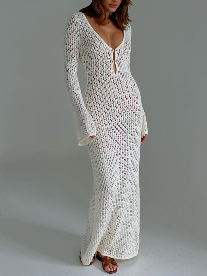 Nicola™ | Light Crochet Maxi Dress