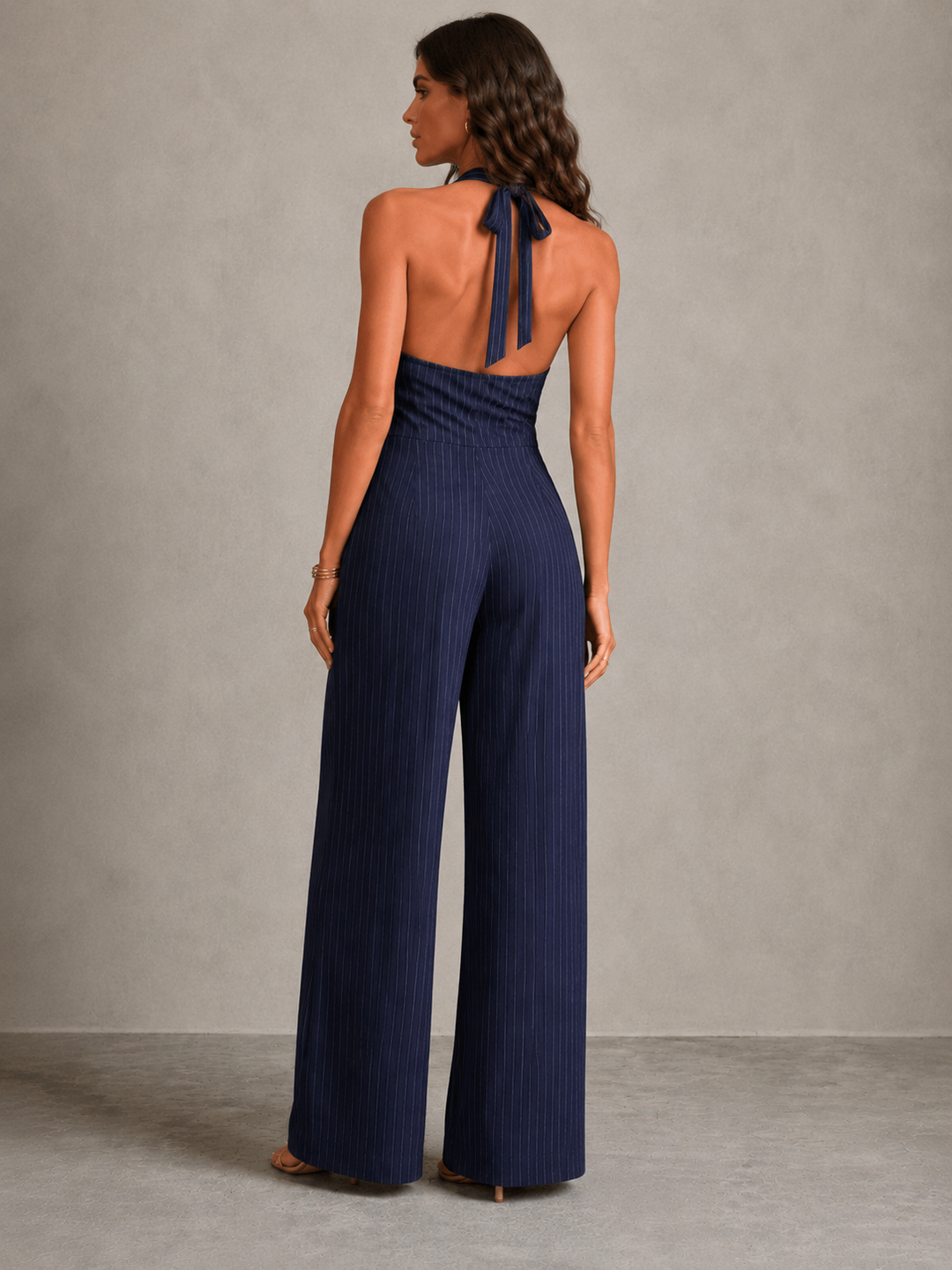 Annie™ | Elegant Striped Jumpsuit with Flowing Cut