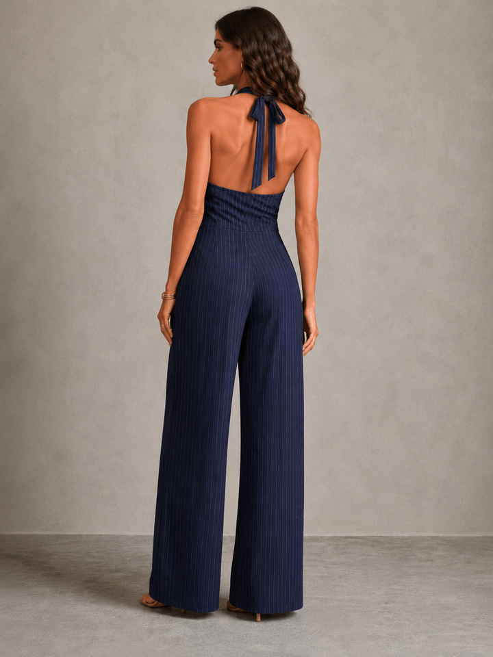 Annie™ | Elegant Striped Jumpsuit with Flowing Cut