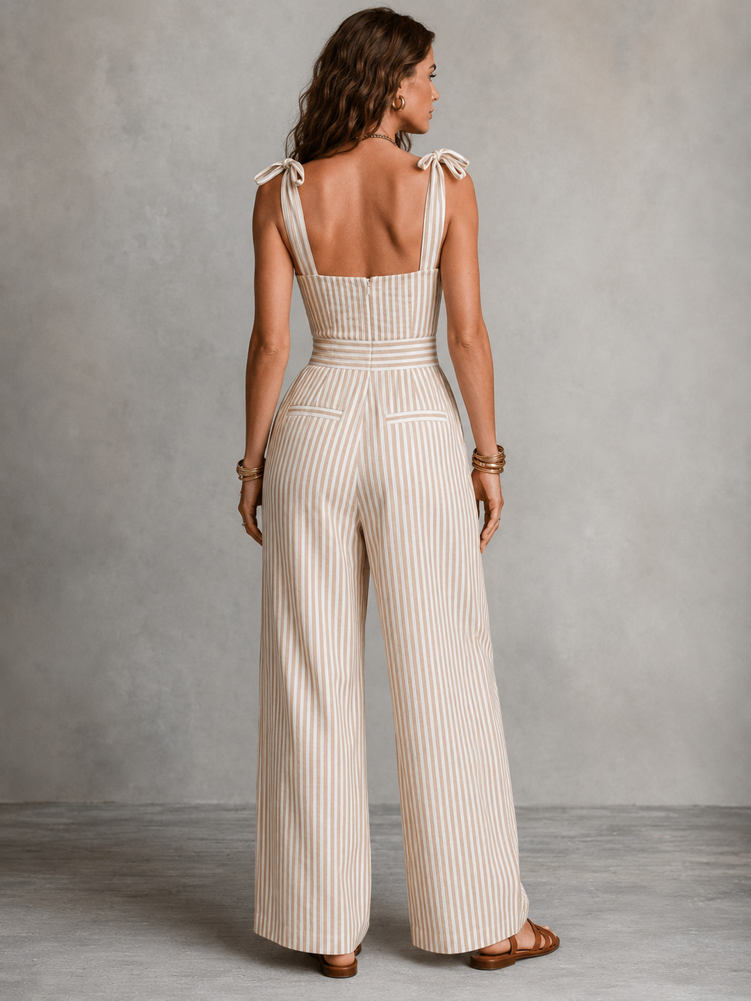 Brenda™ | Flowing Striped Jumpsuit