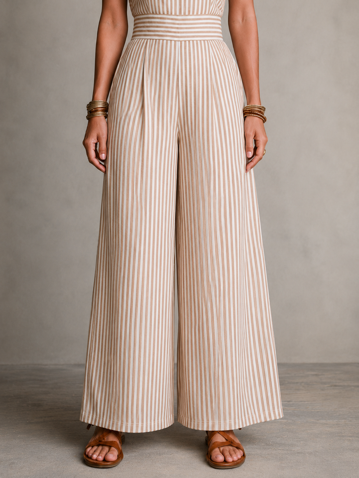 Brenda™ | Flowing Striped Jumpsuit