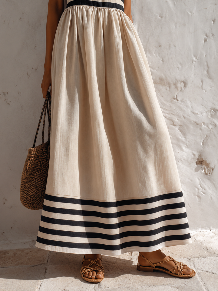 Ursula™ | Lightweight Striped Maxi Dress