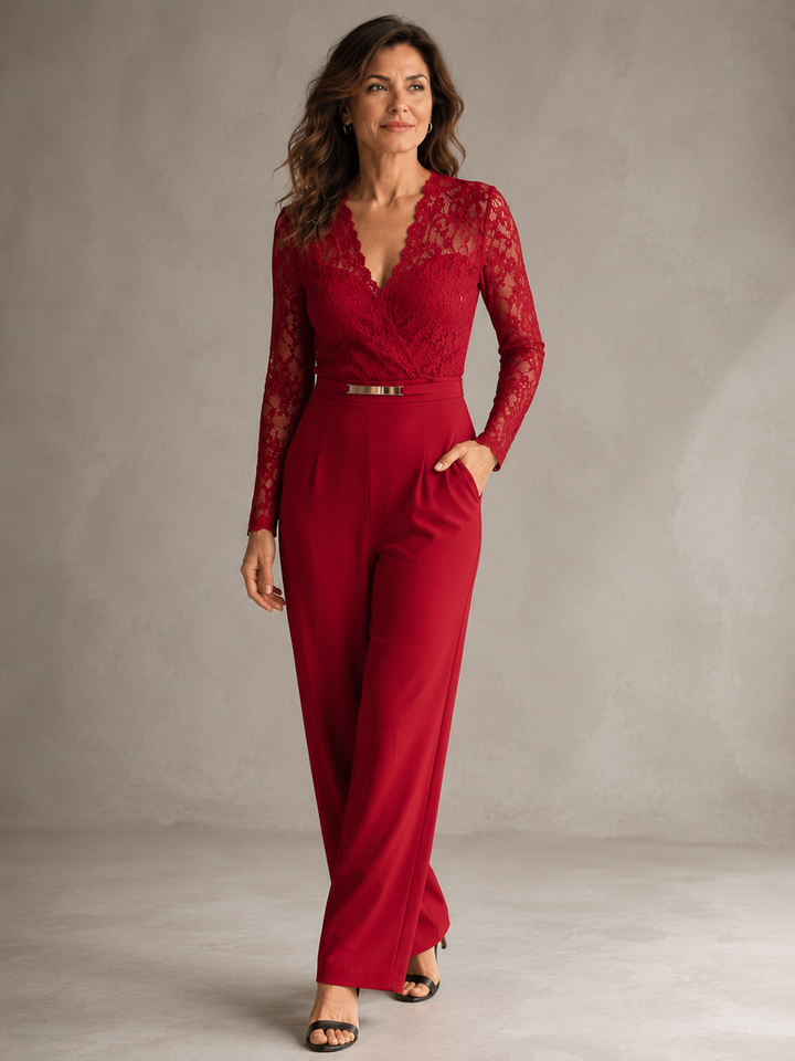 Clementine™ | Elegant Lace Jumpsuit
