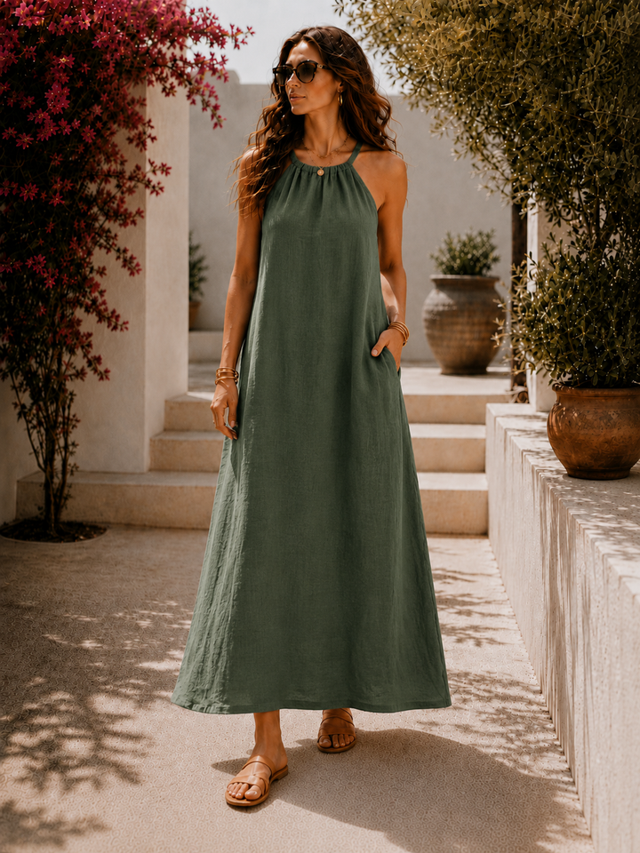 Millie™ | Elegant Cotton Maxi Dress