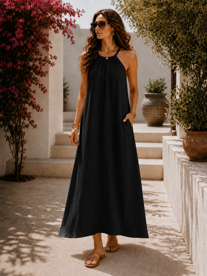Millie™ | Elegant Cotton Maxi Dress