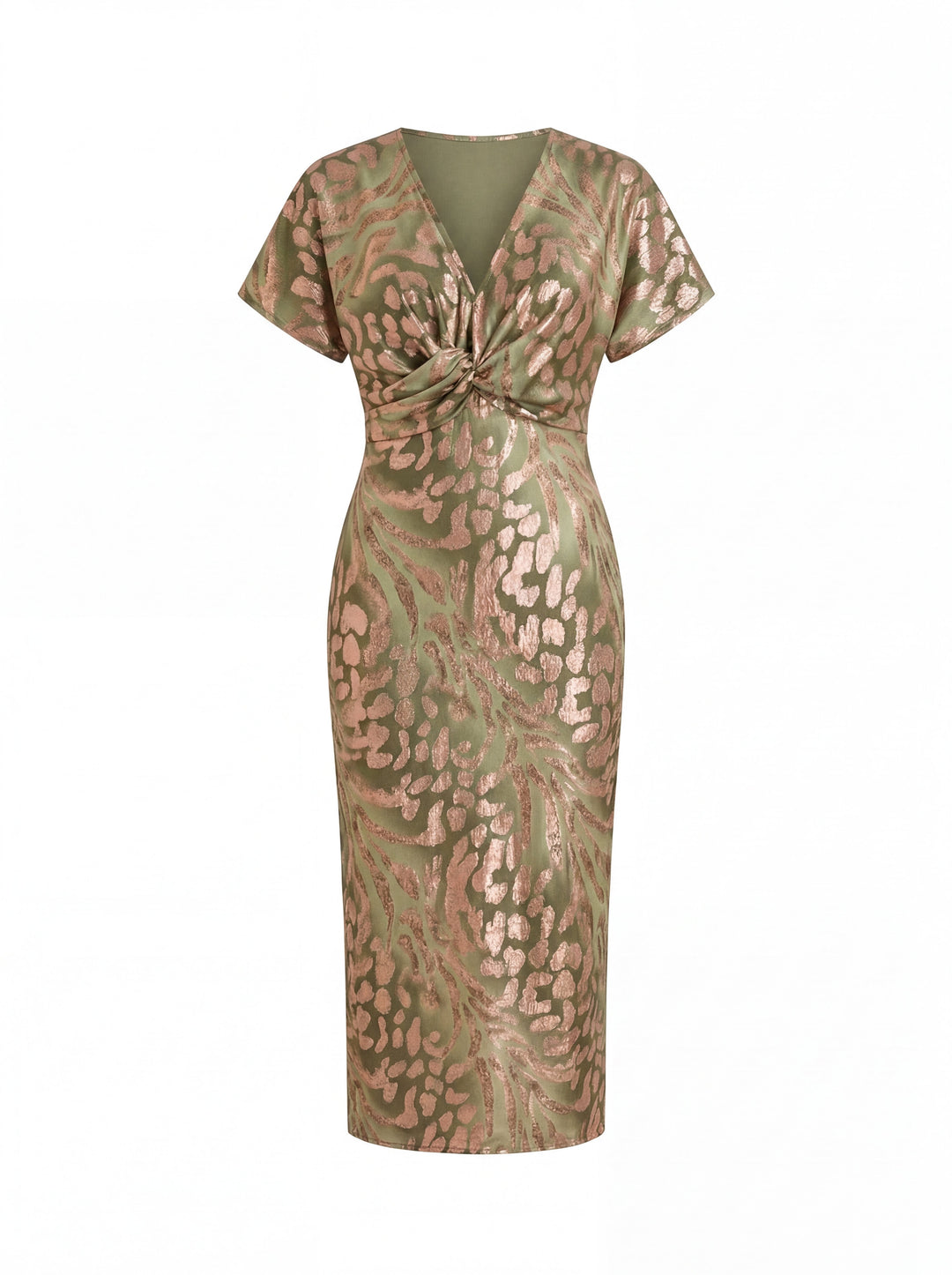 Aurora™ | Elegant Flowing Midi Dress with Refined Print