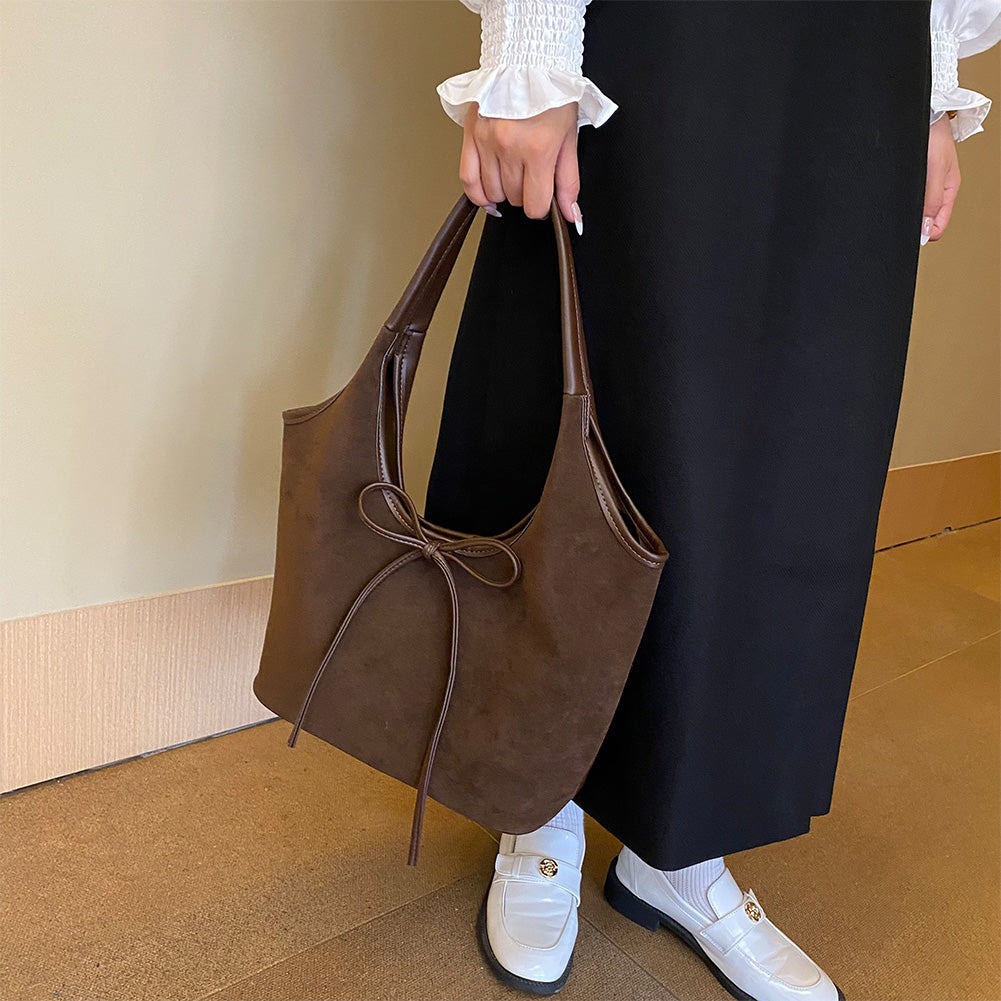 Isla™ | Elegant Bag with Bow and Vegan Textures