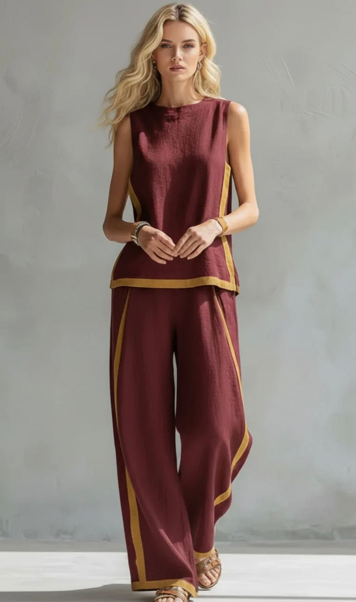 Paige™ | Flowing Linen-Blend Co-ord Set