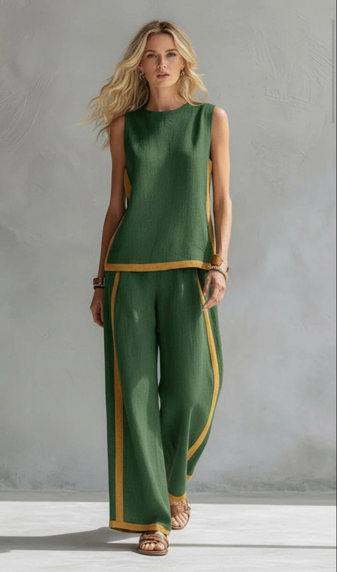 Paige™ | Flowing Linen-Blend Co-ord Set