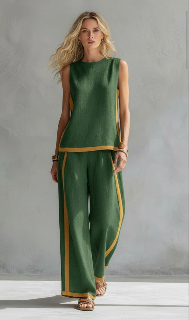 Paige™ | Flowing Linen-Blend Co-ord Set