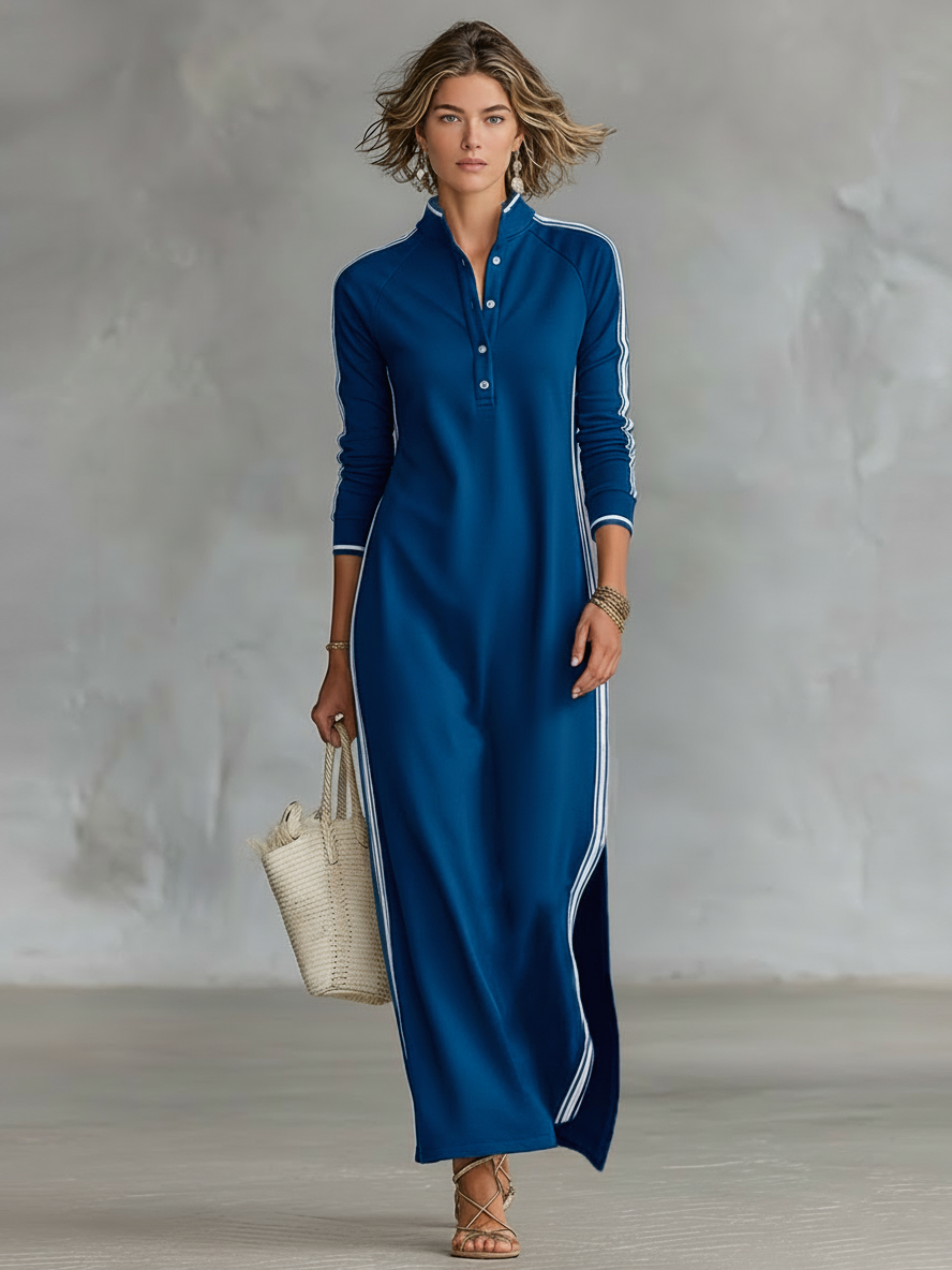 Rhoda™ | Sport-Chic Modern Maxi Dress