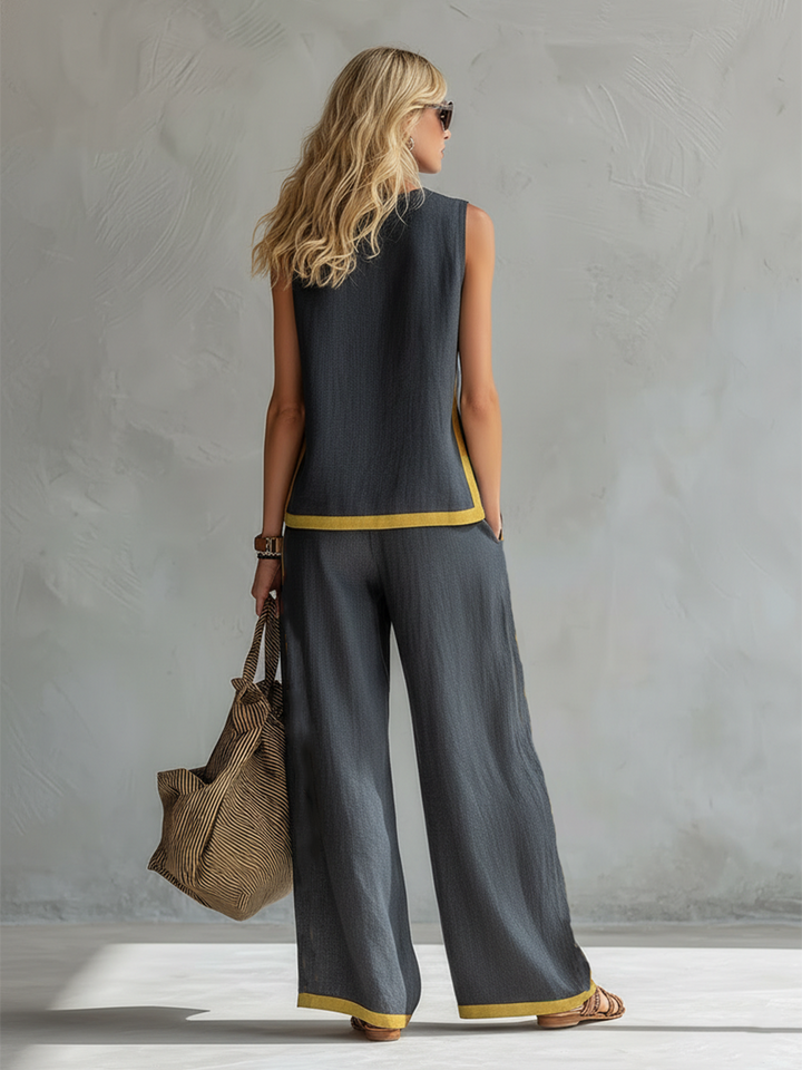 Paige™ | Flowing Linen-Blend Co-ord Set