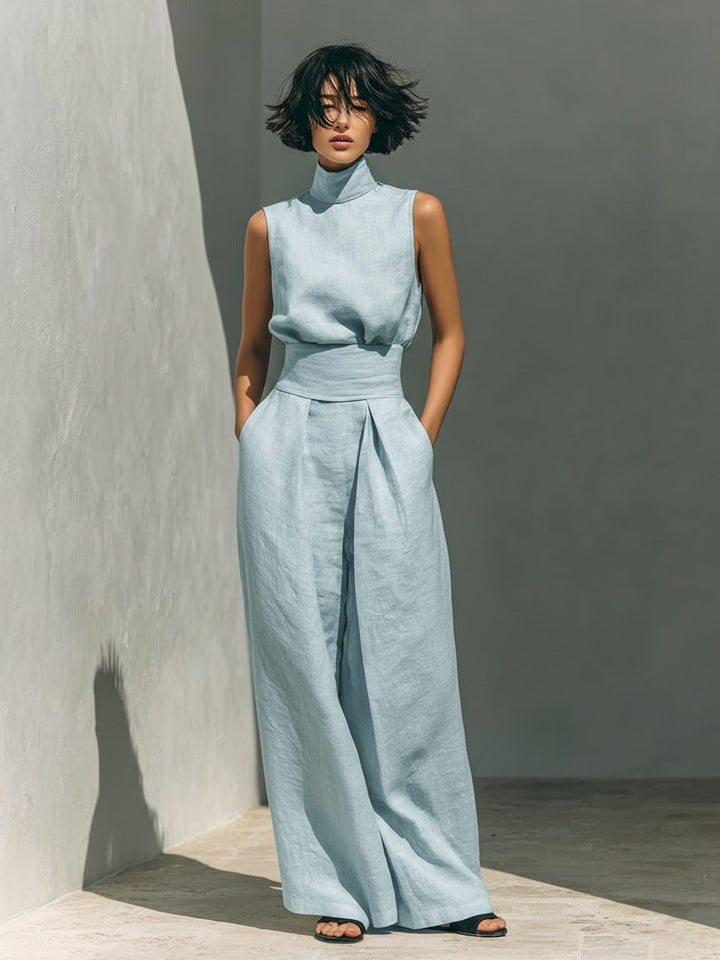April™ | Flowing Linen-Blend Co-ord Set