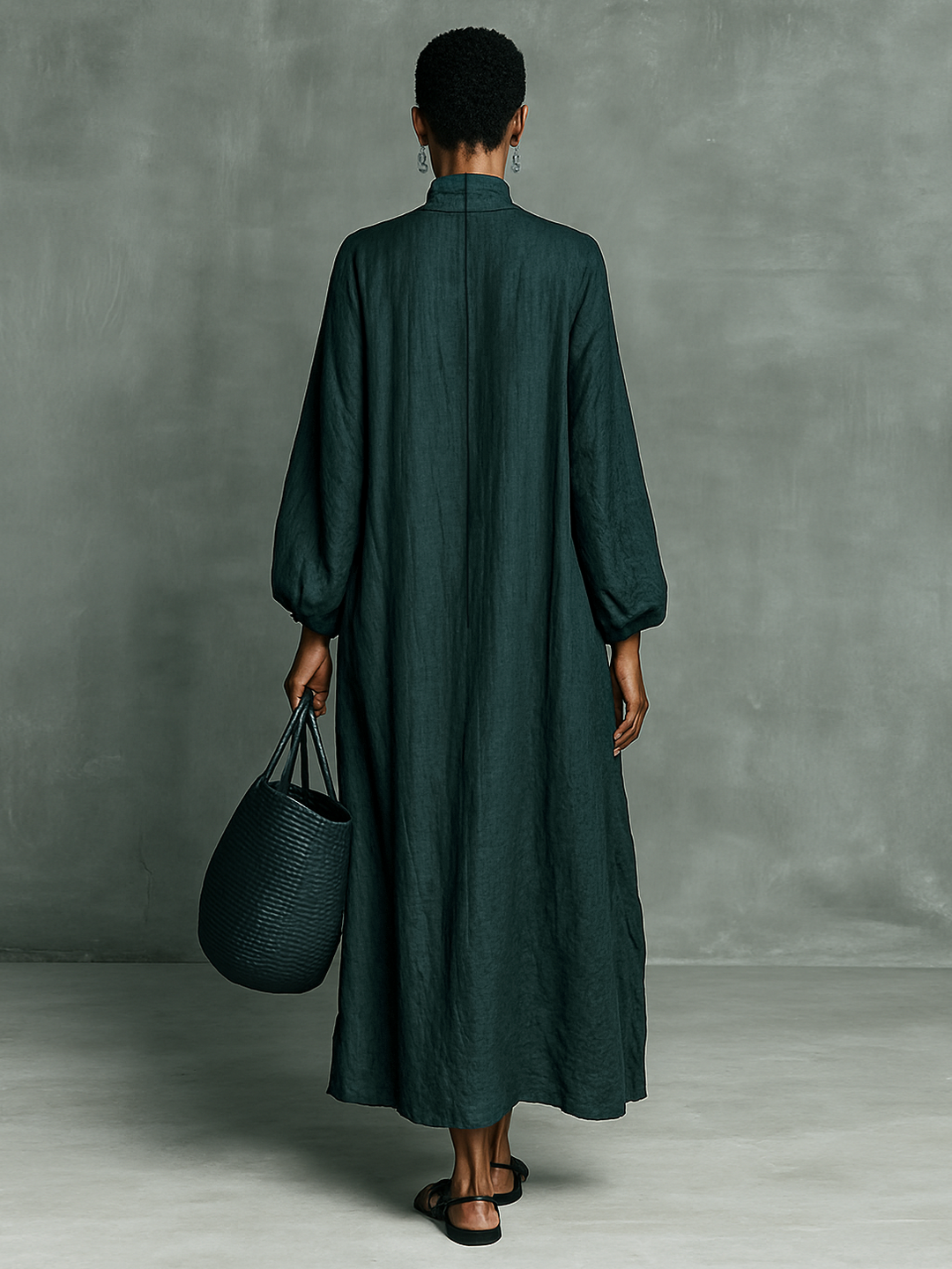 Daisy™ | Relaxed Long-Sleeved Maxi Dress