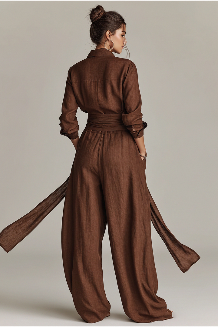 Gillian™ | Flowing Co-ord Set with Belt