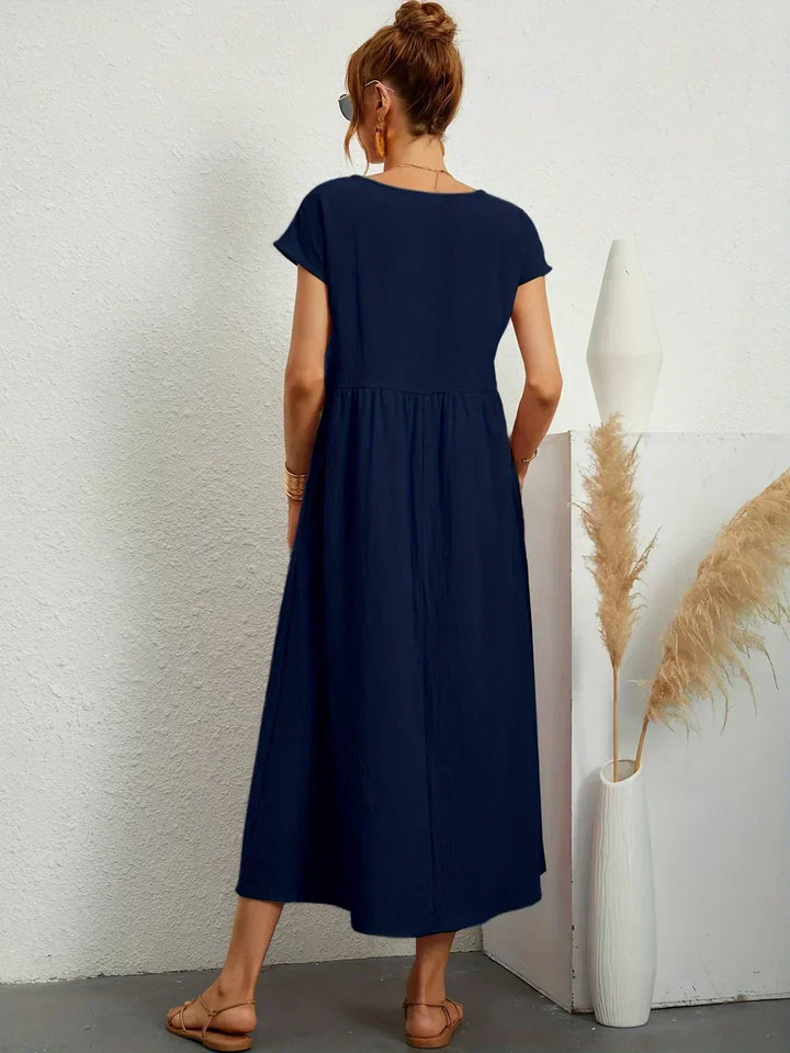 Lauren™ | Soft Lightweight Cotton Dress with Pockets