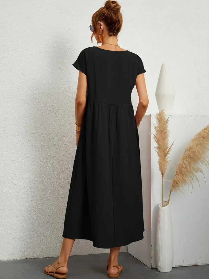 Lauren™ | Soft Lightweight Cotton Dress with Pockets