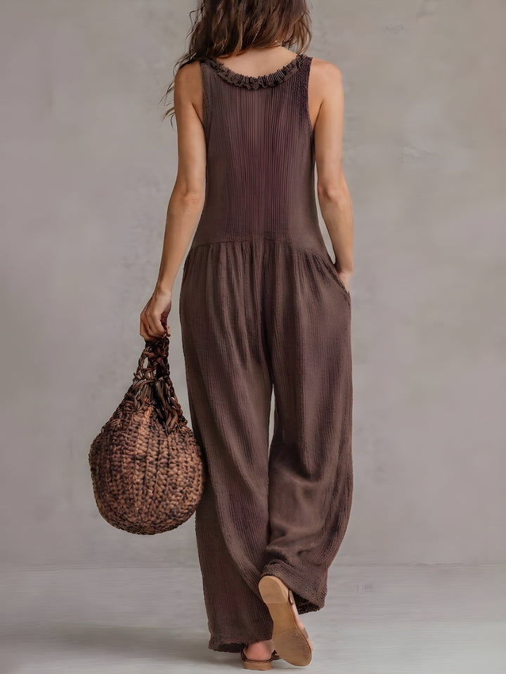 Selina™ | Elegant Jumpsuit with Buttons