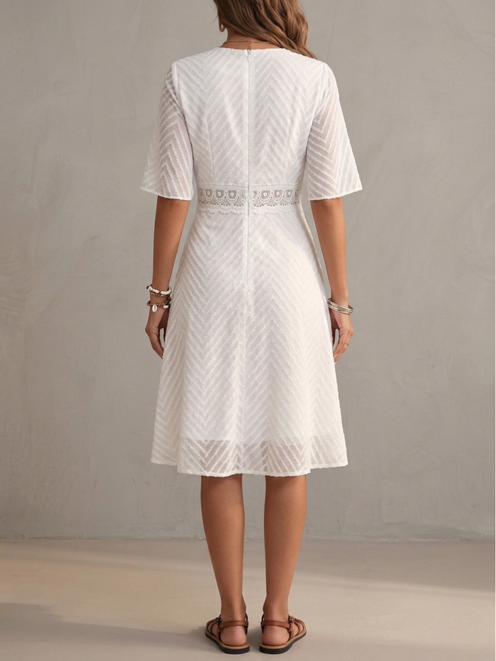Marian™ | Elegant Light Lace Dress