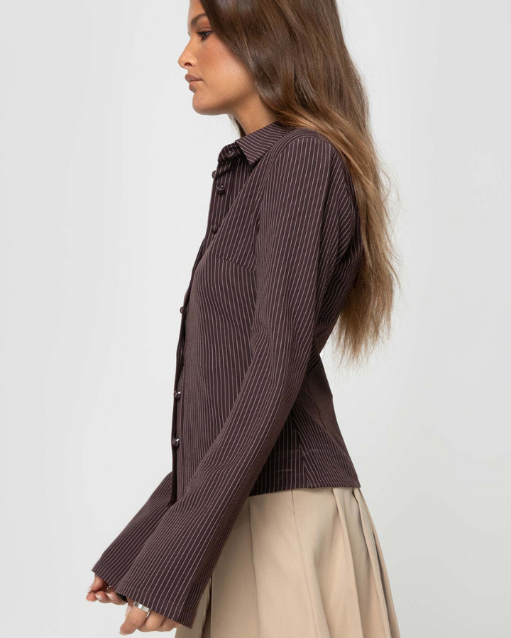 Rowan™ | Classic Fine-Stripe Shirt
