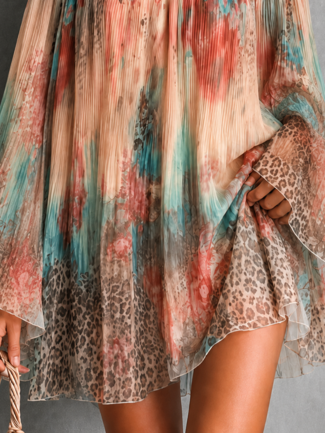 Mabel™ | Printed Bohemian Flowing Dress