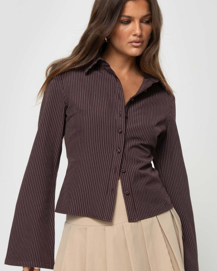 Rowan™ | Classic Fine-Stripe Shirt