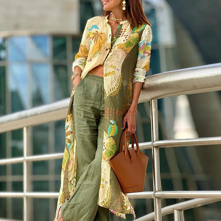 Brooke™ | Elegant Matching Linen Co-ord Set